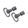 UNCLE MIKE'S QUICK DETACH 100 SLING SWIVEL gir sikker og rask festing til de fleste bolt-action rifler, med en flush base og uten behov for skruer.
