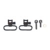 115 RGS SWIVEL SET fra UNCLE MIKES tilbyr 1" & 1-1/4" løkker med standard lengde bak, perfekt for mange rifler og gir pålitelig festing.