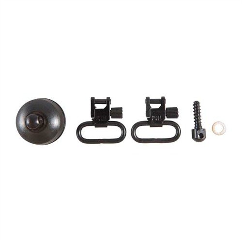 Legg til sling swivels på pumpe- og semi-automatiske hagler uten modifikasjoner. Rask installasjon med fabrikkstil magasinhette og QD sling swivels.