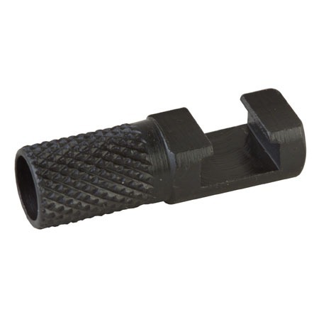 Hammerforlengelsen fra Uncle Mikes gir et sikkert grep på riflehammere, med en knurlert overflate for enkelt å spenne eksterne hammerrifler.