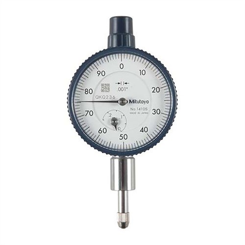 Mitutoyo 0.25" DIAL INDICATOR gir nøyaktige målinger med en rekkevidde på 0.25" og presisjon på ±0.001", perfekt for små gjenstander.