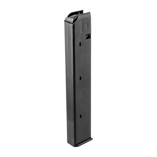 Robust 32RD Colt-stil magasin i stål for 9mm AR-15 med pålitelig mating, enkel demontering og passer til Colt og Rock River konverteringer.