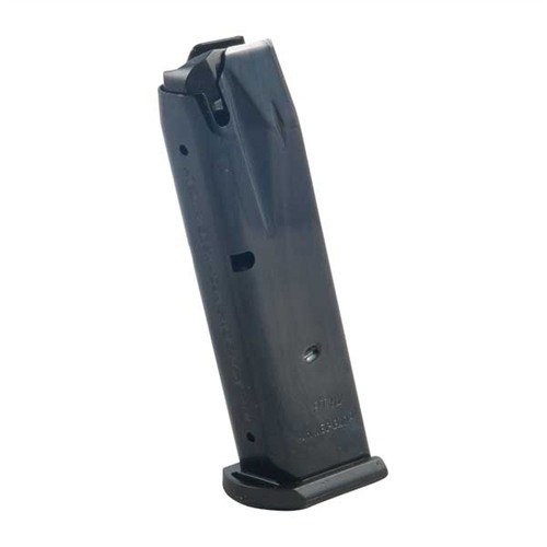MEC-GAR TAURUS PT92/99 magasin er laget av sertifisert karbonstål, TIG-sveist og varmebehandlet for holdbarhet, med 15 runder kapasitet.