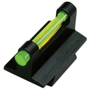 HIVIZ RIFLE FIBER OPTIC FRONT SIGHT gir rask måltaking med seks utskiftbare fiberoptiske stenger for optimal synlighet i ulike lysforhold.