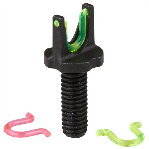 AR-15 Fiber Optic Front Sight gir lyssterk, lett tilgjengelig sikte i alle lysforhold, enkelt å bytte ut uten gunsmithing, med justerbare høydeinnstillinger.
