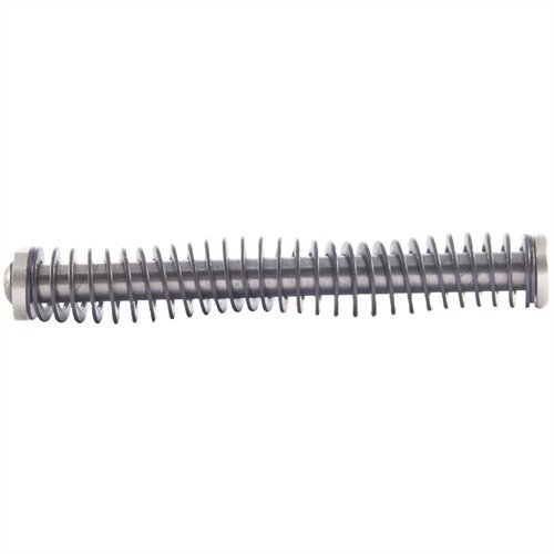 RECOIL GUIDE ROD for GLOCK® gir forbedret syklus og pålitelighet med polert rustfritt stål; enkel installasjon og vedlikehold, tilgjengelig i begge modeller.