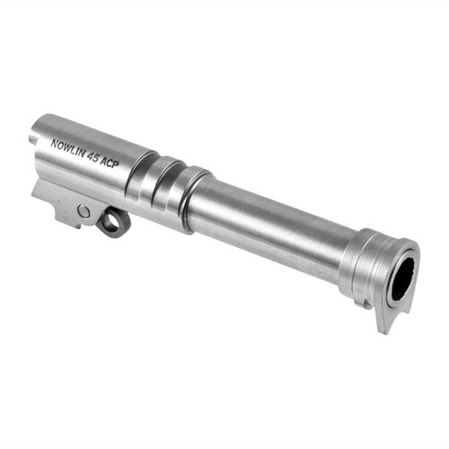 Oppnå overlegen ytelse med Nowlins ECM Match-Grade Barrels til din 1911 Auto. Enkelt installasjonssett med pre-fittet bushing, barrel link og pin.