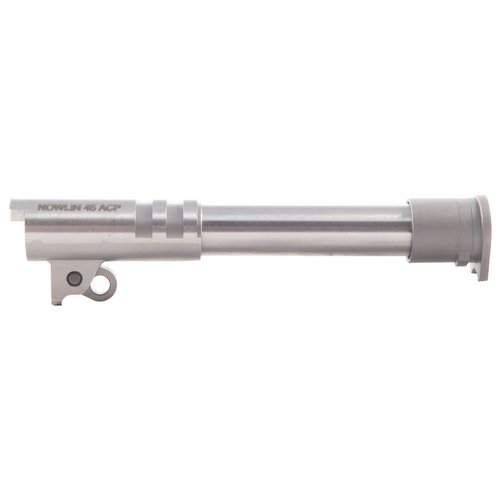 Nyt enkel installasjon av Nowlins ECM Match-Grade Barrel for 1911 med forhåndsmontert bushing, link og pin for økt presisjon og ytelse.