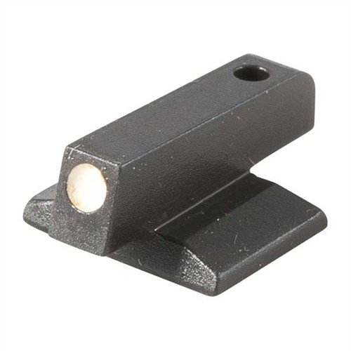 CNC-maskinert stål dovetail front sikte med stor .075" prikk for rask siktgjenkjenning, som ikke hekter seg fast i hylsteret under presentasjon.