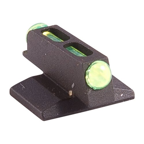 FIBER OPTIC FRONT SIGHT GREEN fra NOVAK gir en lysende glød i dårlige lysforhold, perfekt for presisjonsskyting. Tilpass ditt fiberoptiske system enkelt.