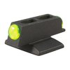 Novak Mega Dot Fiber Optic Front Sight gir raskt siktebilde med stor fiberoptisk prikk, skjermet for beskyttelse og enkelt å installere. Tilgjengelig i grønn eller rød.