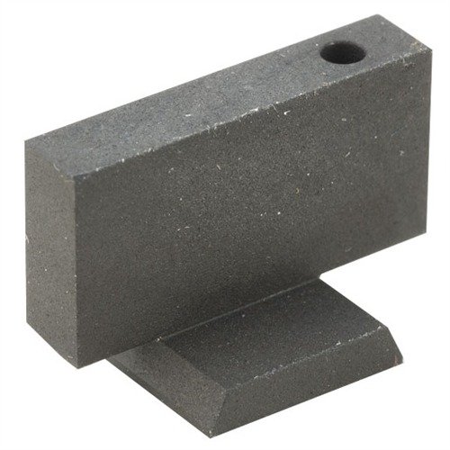 BLANK DOVETAIL FRONT SIGHT .075" fra NOVAK tilbyr sterke, lett utskiftbare sikter som motstår skuddavgang og kan tilpasses ulike forhold.