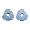BLENDING WHEELS med 1/2" arbor adaptor gir en effektiv løsning for polering, rengjøring og blending av overflater, ideell for gunsmithing og vedlikehold.