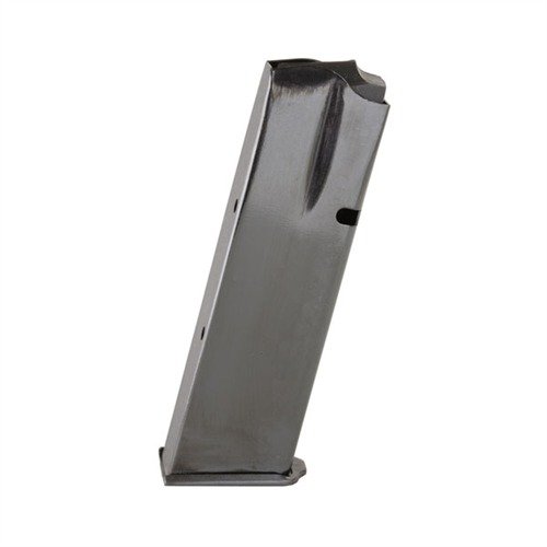 PRO MAG BERETTA 92 9MM magasiner gir holdbarhet med høykvalitets stål og krom-silikon fjærer, samt uknuselige polymerfølgere for langvarig ytelse.
