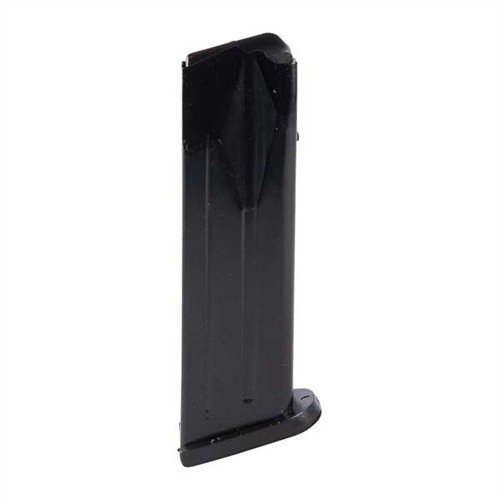 HK USP 12RD 45ACP magasin fra PRO MAG er laget av slitesterk stål og har en robust design med kromsilicon fjærer, perfekt for tøff bruk.