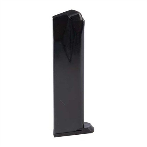 RUGER P-SERIES 15 RD 9MM MAGAZINE fra PRO MAG tilbyr holdbarhet med stålkarosseri, slitesterke fjærer og uknuselig polymer for langvarig ytelse.