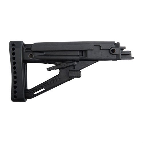 AA123 Archangel OPFOR® justerbar kolbe for AK-serien med 4 posisjoner, 7-trinns kinnstøtte og QD sling swivel for optimal komfort og allsidighet.