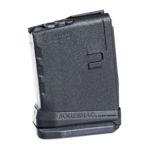 AR-15 Roller Follower-magasin med anti-tilt roller følger for jevn mating, laget av holdbar Zytel-polymer, tilgjengelig i flere kapasitet fra 5 til 40 runder.
