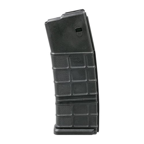 .308 polymer magasiner med 30- og 40-runders kapasitet, laget av holdbar Zytel polymer, perfekt for DPMS og SR-25 rifler, produsert i USA.