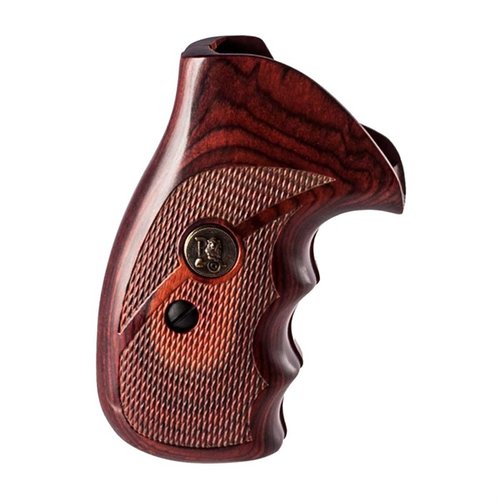 Pachmayr Renegade Wood Laminate Grips gir bedre grep og utseende til din K-Frame revolver, med lang levetid og enkel montering uten tilpasning.