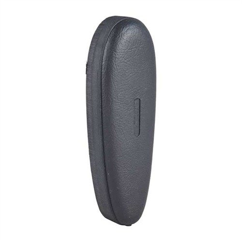 OLD ENGLISH RECOIL PADS fra PACHMAYR gir en elegant beskyttelse for fine våpen med glatte sider, avrundede kanter og solid svart base uten hvit linje.