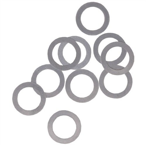 Eliminerer overflødig cylinder endshake på Colt og Ruger SA revolvere med rustfrie gassring shims, enkel installasjon for bedre presisjon og pålitelighet.