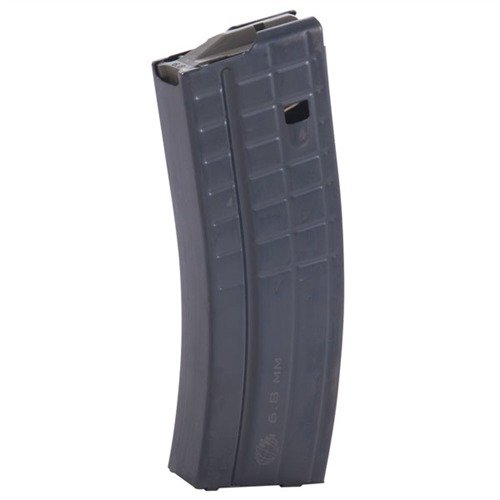 Hold deg klar med slitesterke stålmagasiner for AR-15, designet for 6.8mm, .22 Nosler og .224 Valkyrie, tilgjengelig i 10-, 15- eller 25-runders kapasitet.