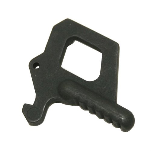 Precision Reflex AR-15 Charging Handle Latches gir rask og pålitelig betjening med store grepflater, tilgjengelig i tre konfigurasjoner for optimal komfort.