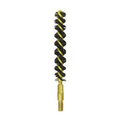 SINCLAIR nylon rifle bore brush er designet for perfekt passform, med stive børster for effektiv rengjøring, og tåler ammoniakk- og oljebaserte rengjøringsmidler.