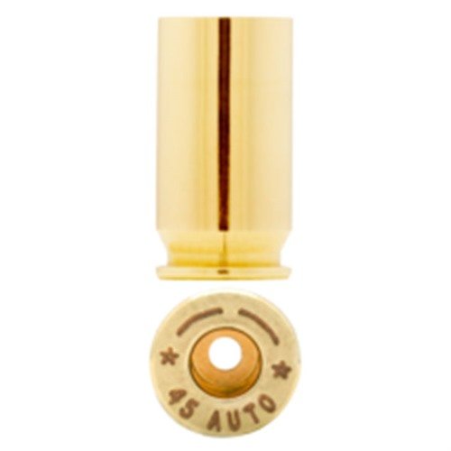 Starline 45 AUTO BRASS er laget for presisjon og kvalitet, perfekt for topp pistolskyttere. Leveres i poser med 100 stk for optimal bruk.