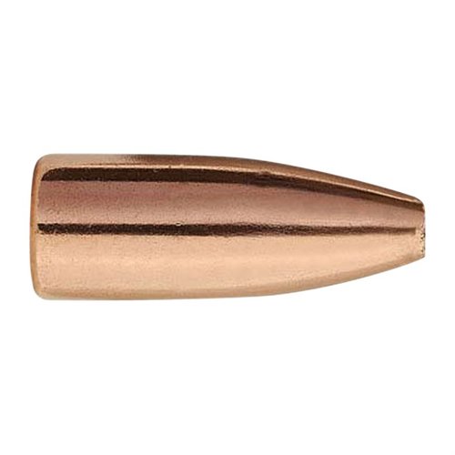 Varminter 30 kaliber 110gr Hollow Point kuler fra Sierra Bullets gir ekstrem presisjon, eksplosiv ekspansjon og høy hastighet for effektivt småviltjakt.