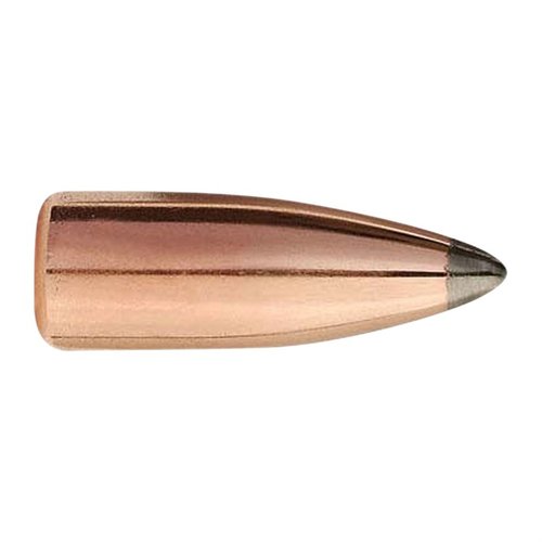 Pro-Hunter® 30 kaliber (0.308") 125gr Spitzer-punkterte kuler gir maksimal ekspansjon, optimal vektbeholdning og dyp penetrasjon for presis jaktprestasjon.
