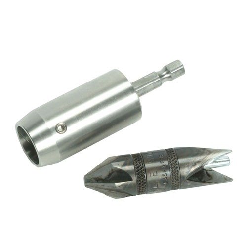 Fjern effektivt burrer fra hylsene dine med Sinclair Deburring Tool Holder. Bruk den i en drill for rask og enkel avgradning av hylsemunner.