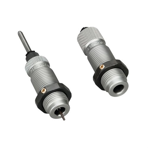 FULL LENGTH 2-DIE SET 7MM WSM fra RCBS gir presis full lengde sizing og bullet seating, perfekt for nye og erfarne reloadere som ønsker kvalitet.