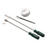 ACTION CLEANING TOOL KIT gir deg verktøy for å rengjøre boltens låseområde, kammeret og bolten, med rustfritt stål for langvarig bruk og effektiv fjerning av smuss.