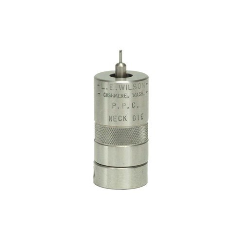 L.E. WILSONs STAINLESS NECK SIZING DIES gir deg kontroll over hylseformingen, forbedrer konsentrisitet og forlenger messingliv. Brukes med Arbor Press.
