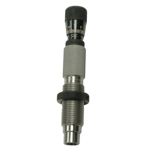 Redding Competition Seater Die 9mm Luger har en presisjonsjusterbar seating stem med mikrometer, som sikrer nøyaktig bullet seating dybde uten krimping.