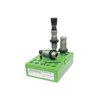 TYPE S Match Bushing Neck Die Set inkluderer en Type S Bushing Neck Sizing Die, Body Die og Competition Seating Die for presis og effektiv lading.
