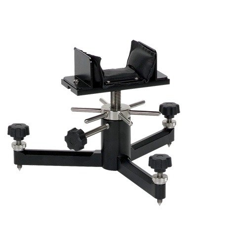SINCLAIR All-Purpose Lightweight Rest er en lett og stabil skytestøtte i maskinert aluminium, ideell for F-Class og feltbruk, med tilpassbare sandposer.
