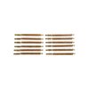 Dozen Pack Bronze Rifle Brushes fra Sinclair International gir effektiv rengjøring av 25 kaliber rifler med 8-32M gjenger, perfekt for vedlikehold av våpen.