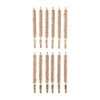 Dozen Pack Bronze Rifle Brushes fra Sinclair International gir effektiv rengjøring av 270 kaliber rifler med 8-32M gjenger, perfekt for vedlikehold av våpen.