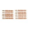 Dozen Pack Bronze Rifle Brushes er ideelle for grundig rengjøring av 30 kaliber rifler, med 8-32M gjenge for enkel montering og effektiv fjerning av avleiringer.