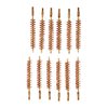 Dozen Pack Bronze Rifle Brushes gir effektiv rengjøring av rifler med 375 kaliber. Hver børste har 8-32M gjenger for enkel bruk og holdbarhet.