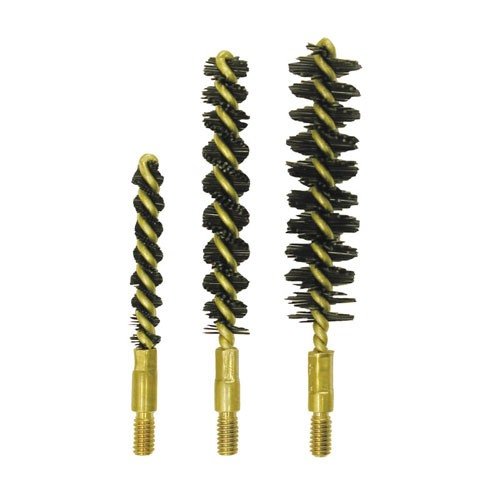 Dozen Pack Nylon Rifle Brushes fra Sinclair International gir effektiv rengjøring for 30 kaliber rifler, med 12 børster i pakken for langvarig bruk.