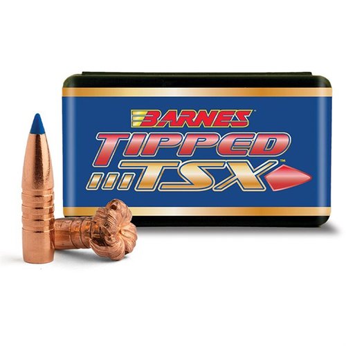 Oppdag TIPPED TSX® 30 CAL (.308") riflekuler med polymer tips! 🎯 110 gr Flat Base, perfekt for presisjon og ytelse. Kjøp nå!