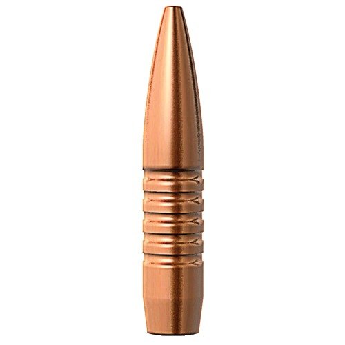 TRIPLE SHOT X® 338 kaliber kuler gir ekstrem penetrasjon, beholder 100% vekt, reduserer kobberfoul og er blant de mest nøyaktige jaktkulene tilgjengelig.