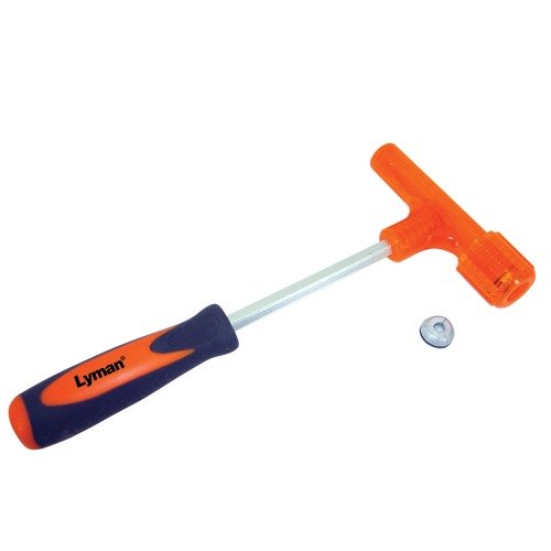 Lyman Magnum Inertia Bullet Puller har et nytt hode-design som fungerer på små patroner til de største Magnumene, og fjerner prosjektiler uten skade på hylse eller kule.