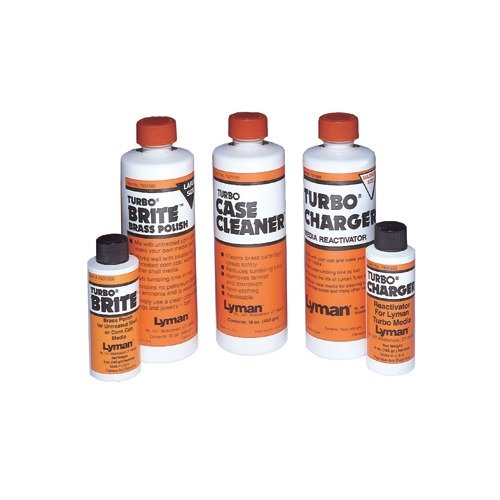 Lyman Turbo Brite Brass Polish gir en høyglans finish til dine patronhylser. Brukes som tilsetning til ubehandlede corncob- eller valnøttskall.