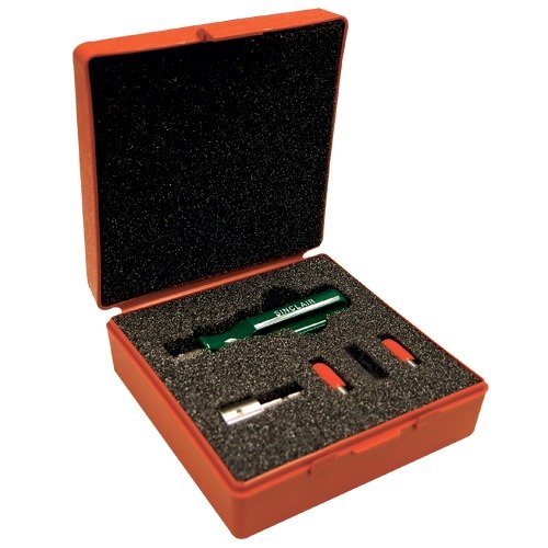 SINCLAIR Deluxe Primer Pocket Uniformer Kit gir presisjonsverktøy for små og store primerlommer, laget av Tungsten Carbide for jevn dybde og bedre tenning.