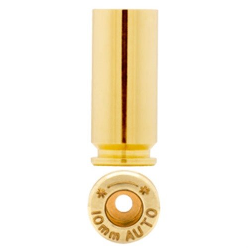 Starline 10MM AUTO BRASS gir deg førsteklasses kvalitet og presisjon, ideell for topp pistolskyttere. Pakken inneholder 100 stk for optimal bruk.